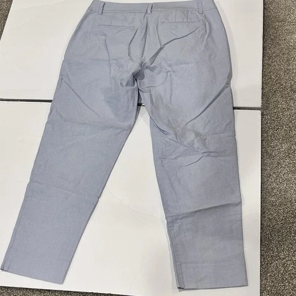 J Crew Women Pants Size 2 Chino Cropped Tapered Pockets Low Rise Nautical - Picture 6 of 6